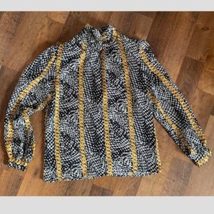 Vintage Gold Chain Top